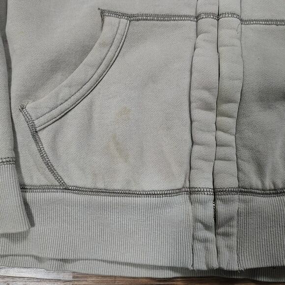 Timberland tan Sherpa lined streetwear casual full zip jacket mens Large - Picture 4 of 12